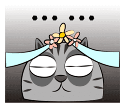 Working_Cat sticker #10671024