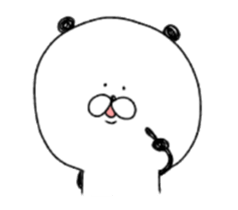 Mr.Panda(person who likes hot things) sticker #10671246