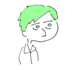 Noguchi and Oshima Boys sticker #10671393