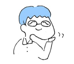 Noguchi and Oshima Boys sticker #10671409