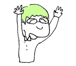 Noguchi and Oshima Boys sticker #10671410