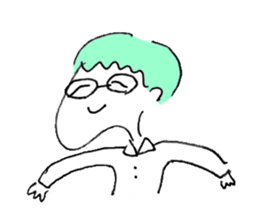 Noguchi and Oshima Boys sticker #10671411