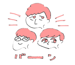 Noguchi and Oshima Boys sticker #10671415