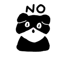 Zucco's white and black cat Sticker sticker #10671873