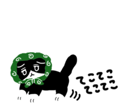 Zucco's white and black cat Sticker sticker #10671899