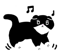 Zucco's white and black cat Sticker sticker #10671901