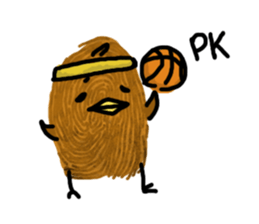 Fingerprint Chick sticker #10672557