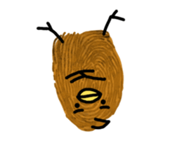 Fingerprint Chick sticker #10672582