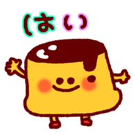 yururi Pudding Sticker sticker #10672944