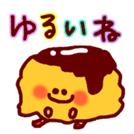 yururi Pudding Sticker sticker #10672946