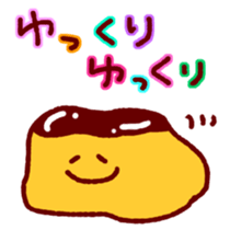 yururi Pudding Sticker sticker #10672955