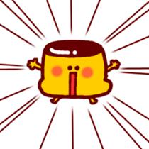 yururi Pudding Sticker sticker #10672966