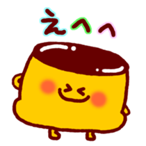 yururi Pudding Sticker sticker #10672977
