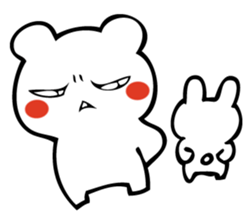 I'm not angry (bear talk). sticker #10673111