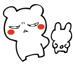 I'm not angry (bear talk). sticker #10673111