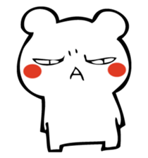 I'm not angry (bear talk). sticker #10673116