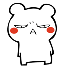 I'm not angry (bear talk). sticker #10673116