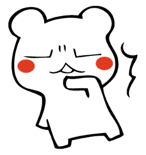 I'm not angry (bear talk). sticker #10673139