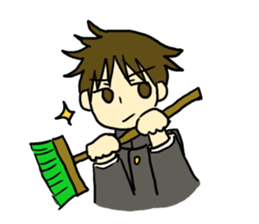 Bright student Sticker sticker #10673172