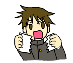 Bright student Sticker sticker #10673174