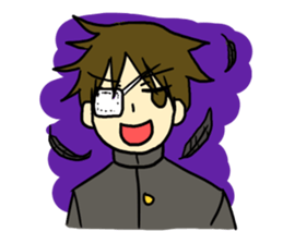 Bright student Sticker sticker #10673175