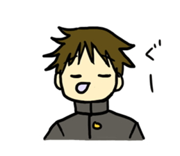 Bright student Sticker sticker #10673181