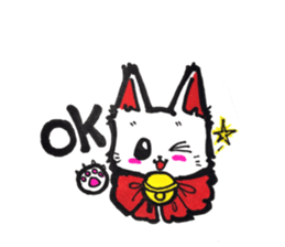 whitecatrinchanoffunsticer sticker #10673269