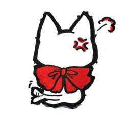 whitecatrinchanoffunsticer sticker #10673281