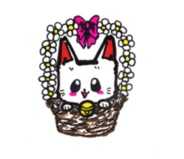 whitecatrinchanoffunsticer sticker #10673291