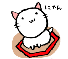 to one loves cats sticker #10673436