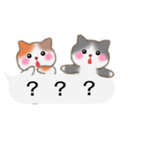 Four plump cats 3 sticker #10673482