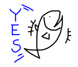 bubble fish sticker #10674279