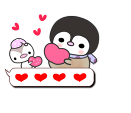 The naughty penguin sticker #10674864