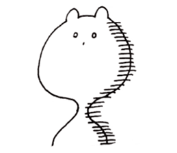 Bear and fried shrimp. sticker #10674943