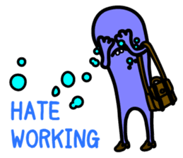 LAZY ALIENS - BEING EMOTIONAL sticker #10674964