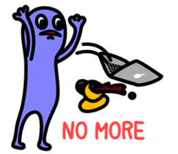 LAZY ALIENS - BEING EMOTIONAL sticker #10674976