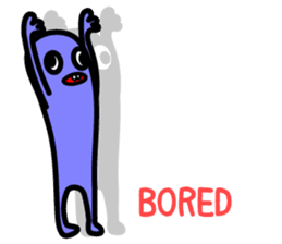 LAZY ALIENS - BEING EMOTIONAL sticker #10674977