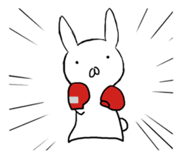 Clumsy rabbit sticker #10675231