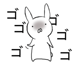 Clumsy rabbit sticker #10675237
