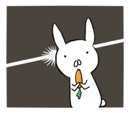 Clumsy rabbit sticker #10675248