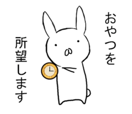 Clumsy rabbit sticker #10675253