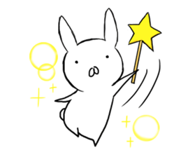 Clumsy rabbit sticker #10675254