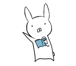 Clumsy rabbit sticker #10675255