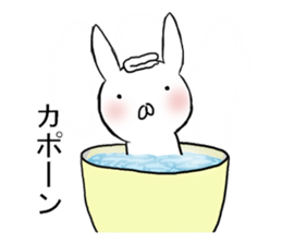 Clumsy rabbit sticker #10675256