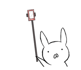 Clumsy rabbit sticker #10675257