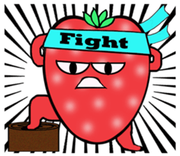 Strawberry and her lover 2 sticker #10675590