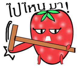 Strawberry and her lover 2 sticker #10675601