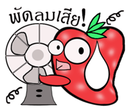 Strawberry and her lover 2 sticker #10675606