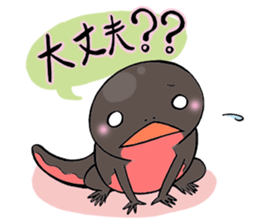 Bellied newt sticker #10675662