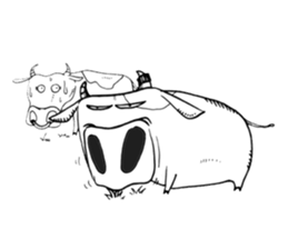 Cow-Cup sticker #10675852